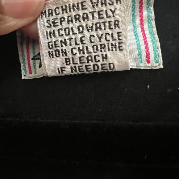 Vintage Velvet Embroidered Floral Vest Cottagecore Boho Folk Tie Back M Whimsy - Picture 4 of 4